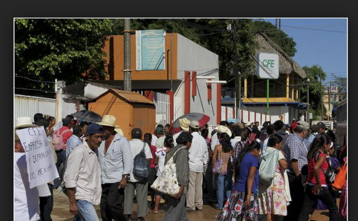 Indígenas demandan a CFE tarifas justas